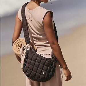 FREE PEOPLE Quilted Baby Carryall Sling Bag